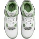 Air Jordan 4 Retro White Oil Green Dark Ash AQ9129-103 Sko