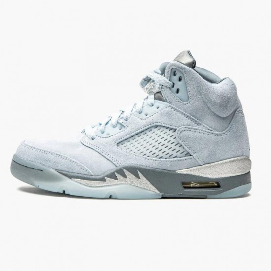 Air Jordan 5 Retro Bluebird With Silver White DD9336-400 Sko