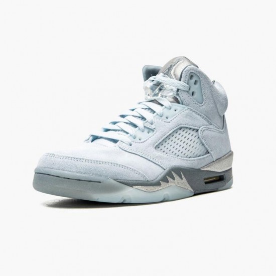 Air Jordan 5 Retro Bluebird With Silver White DD9336-400 Sko