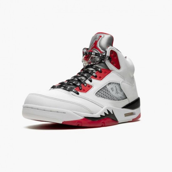 Air Jordan 5 Retro Quai 54 2021 DJ7903-106 Sko