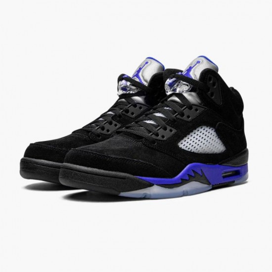 Air Jordan 5 Retro Racer Blue With Black Blue CT4838-004 Sko