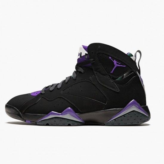 Air Jordan 7 Retro Ray Allen Black Fierce Purpler Dark Stee 304775-053 Sko