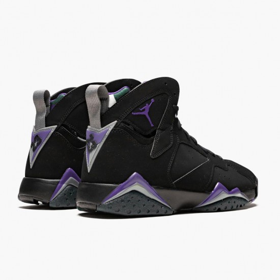 Air Jordan 7 Retro Ray Allen Black Fierce Purpler Dark Stee 304775-053 Sko