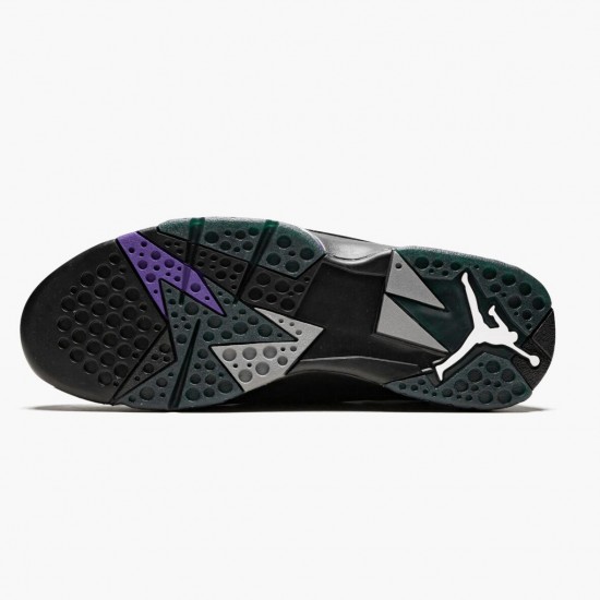 Air Jordan 7 Retro Ray Allen Black Fierce Purpler Dark Stee 304775-053 Sko