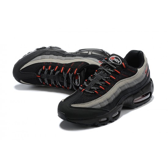 Herre Nike Air Max 95 TT Black Grå Rød Løper sko CW7477-001