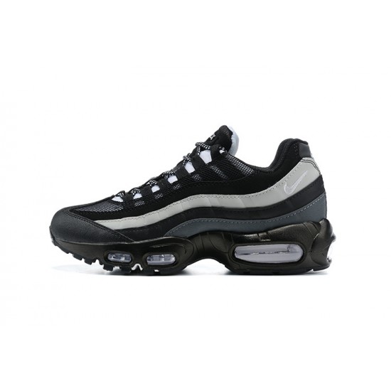 Herre Nike Air Max 95 TT Black Hvit og Grå Løper sko 