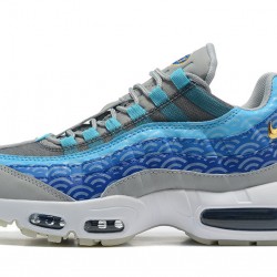 Herre Nike Air Max 95 TT Blå Grå Hvit Løper sko CW7992-001