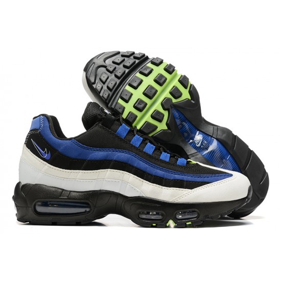 Herre Nike Air Max 95 TT Blå Hvit Black Løper sko DQ0268-001