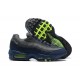 Herre Nike Air Max 95 TT Grå Blå og Black Black Løper sko DA1504-400 