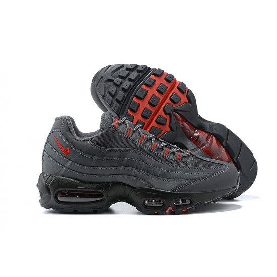 Herre Nike Air Max 95 TT Grå Rød og Black Løper sko