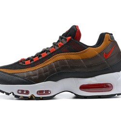 Herre Nike Air Max 95 TT Grå Rød og Brown Løper sko 