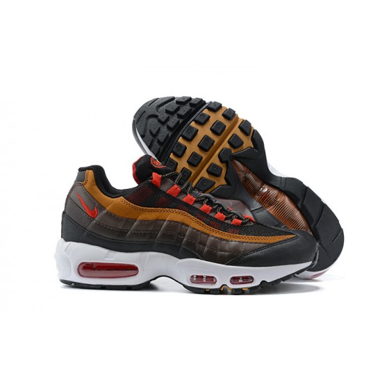 Herre Nike Air Max 95 TT Grå Rød og Brown Løper sko 