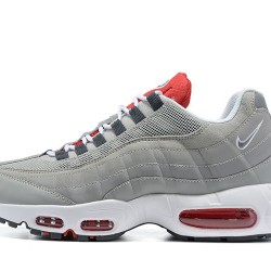 Herre Nike Air Max 95 TT Grå Hvit og Rød Løper sko 