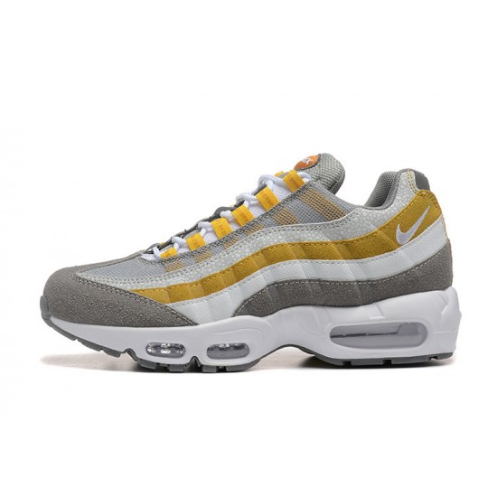 Herre Nike Air Max 95 TT Grå Gul Hvit Løper sko DM0011-010