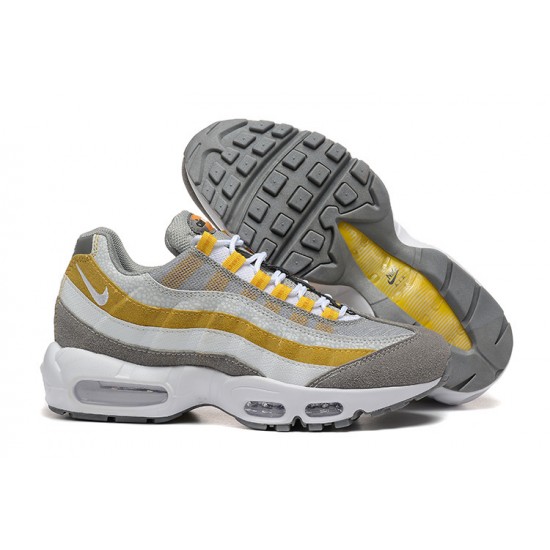 Herre Nike Air Max 95 TT Grå Gul Hvit Løper sko DM0011-010