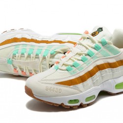 Herre Nike Air Max 95 TT Hvit  Grønt Brown Løper sko CZ0154-100 