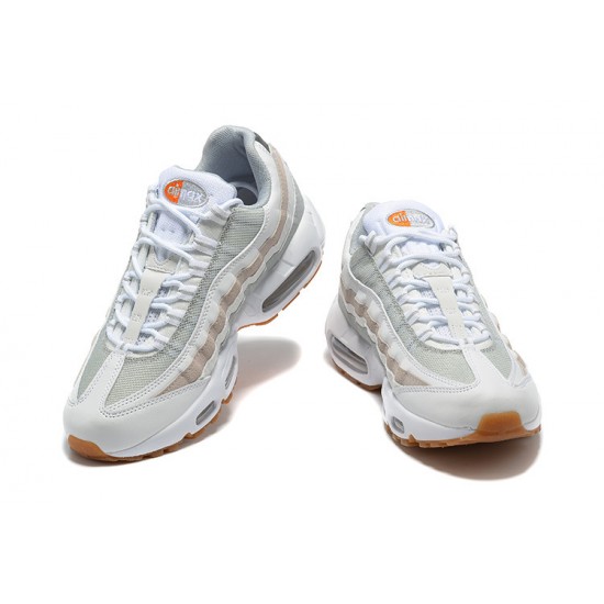 Herre Nike Air Max 95 TT Hvit Grå og Orange Løper sko DM0011-100 