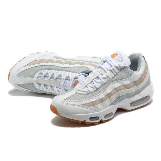 Herre Nike Air Max 95 TT Hvit Grå og Orange Løper sko DM0011-100 