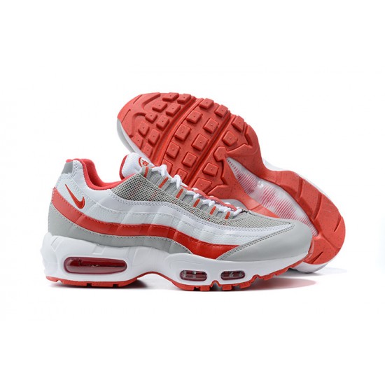 Herre Nike Air Max 95 TT Hvit Rød og Grå Løper sko