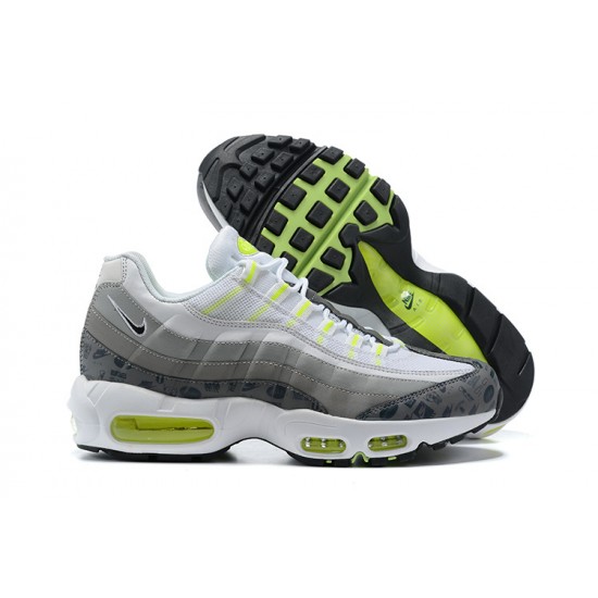 Herre Nike Air Max 95 TT Hvit og Grå Løper sko