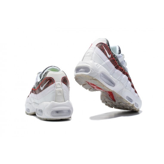 Herre Nike Air Max 95 TT Hvit og Rød Løper sko