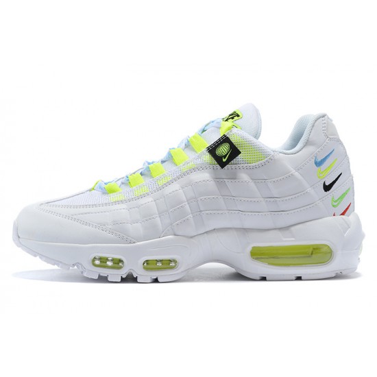 Dame/Herre Nike Air Max 95 TT Worldwide Hvit Gul Løper sko CV9030-100