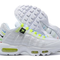 Dame/Herre Nike Air Max 95 TT Worldwide Hvit Gul Løper sko CV9030-100