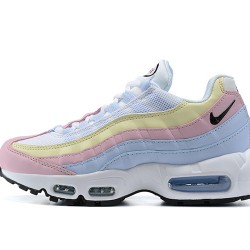 Dame Nike Air Max 95 TT Blå Gul Pink Løper sko