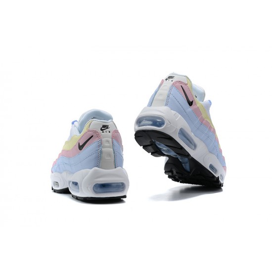 Dame Nike Air Max 95 TT Blå Gul Pink Løper sko