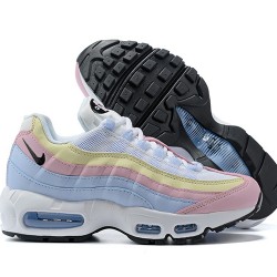 Dame Nike Air Max 95 TT Blå Gul Pink Løper sko