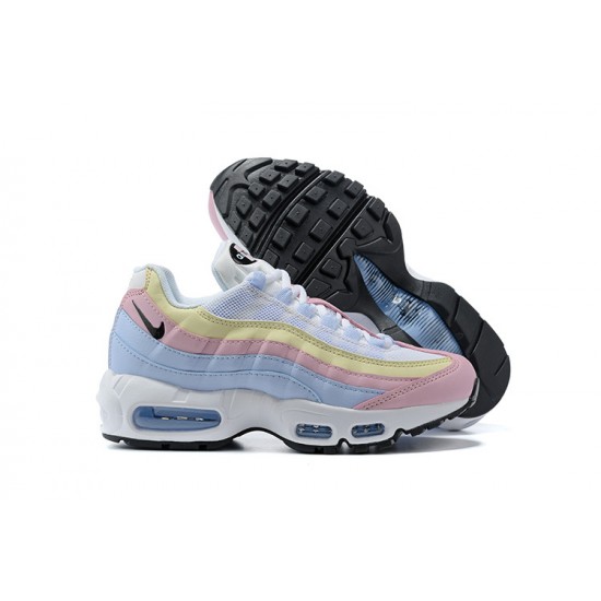 Dame Nike Air Max 95 TT Blå Gul Pink Løper sko