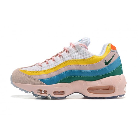 Dame Nike Air Max 95 TT Gul Pink Hvit Løper sko DQ9323-200