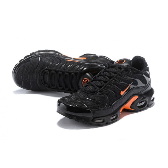 Herre Nike Air Max Plus Tn Black Orange Løper sko