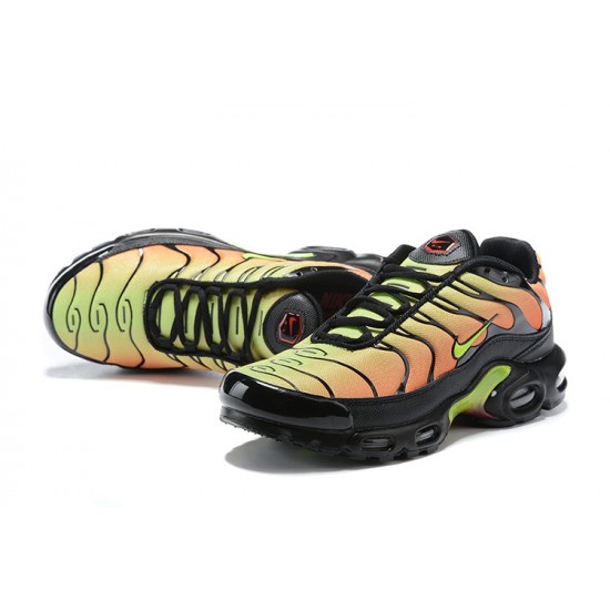 Herre Nike Air Max Plus Tn Black Gul AQ9979-001 Løper sko