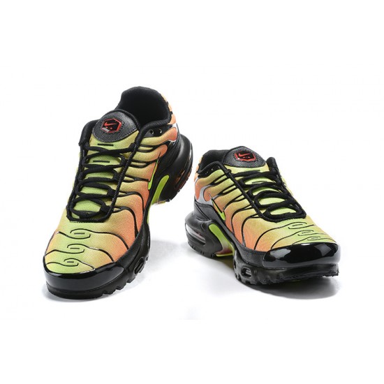 Herre Nike Air Max Plus Tn Black Gul AQ9979-001 Løper sko