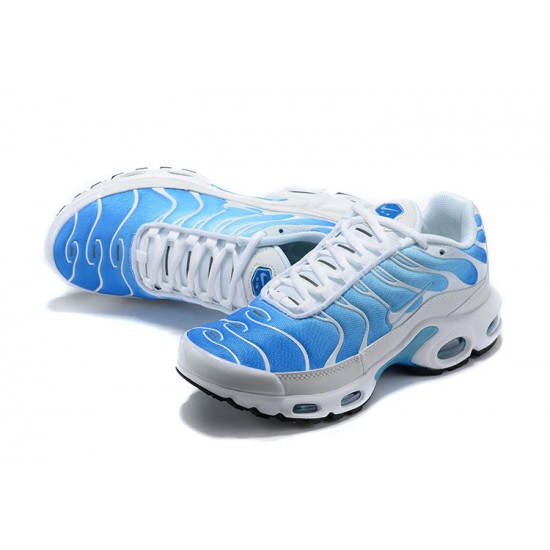 Herre Nike Air Max Plus Tn Blå Hvit 852630-411 Løper sko