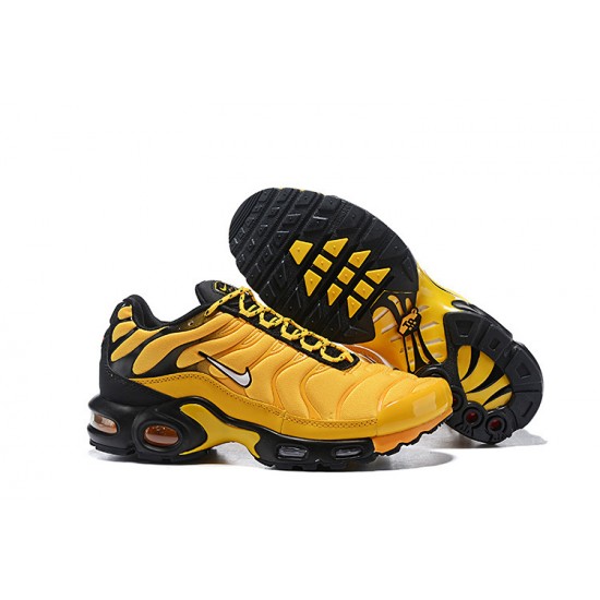 Herre Nike Air Max Plus Tn Frequency Pack Gul Black AV7940-700 Løper sko