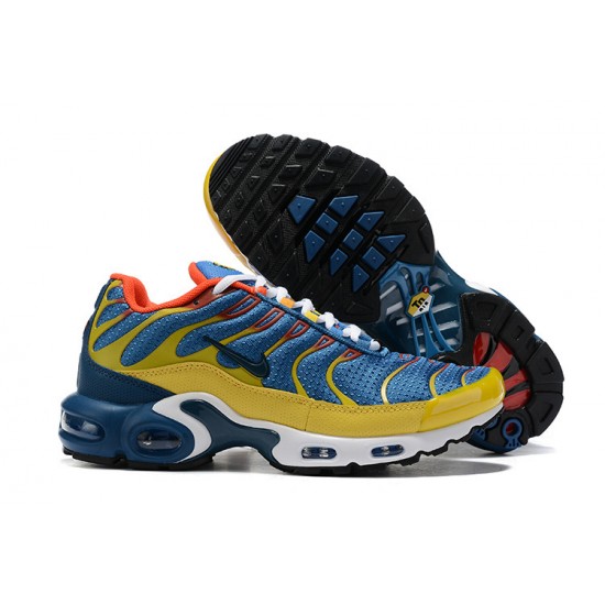 Herre Nike Air Max Plus Tn SE CJ9987-600 Blå Gul Løper sko