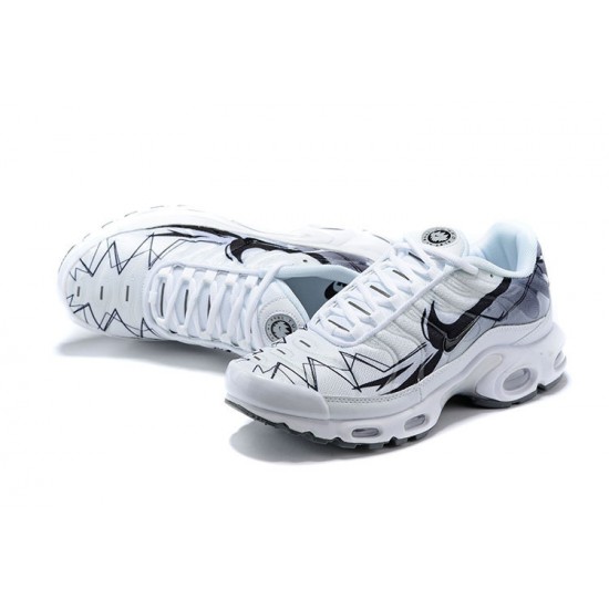 Herre Nike Air Max Plus Tn Hvit Black BV1983-100 Løper sko