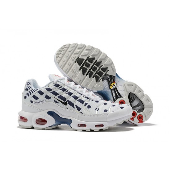 Herre Nike Air Max Plus Tn Hvit Blå CI9103-100 Løper sko