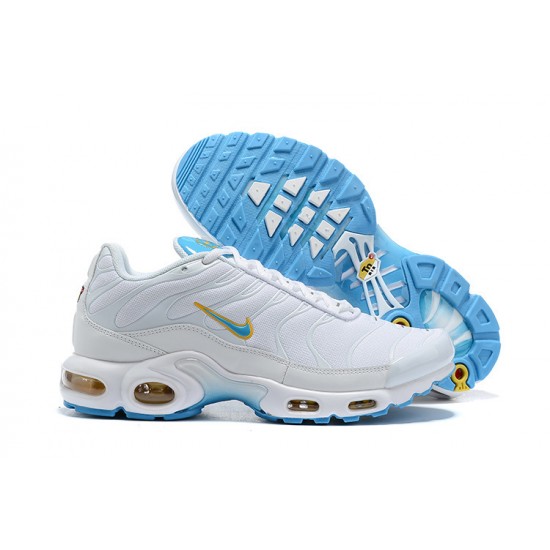 Herre Nike Air Max Plus Tn Hvit Blå Løper sko