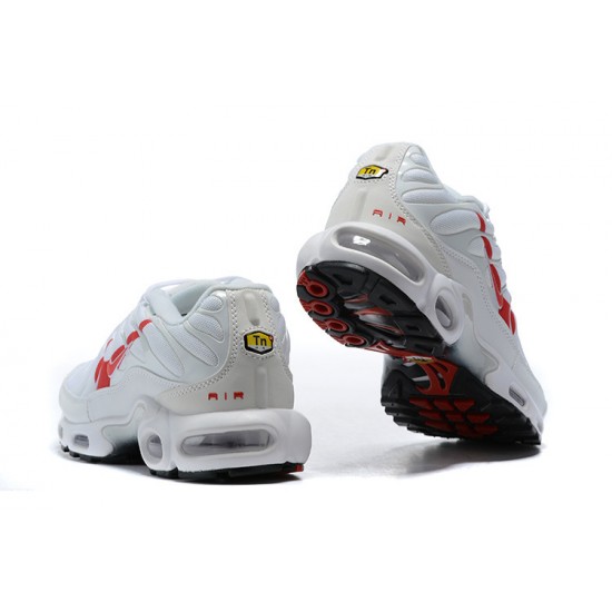 Herre Nike Air Max Plus Tn Hvit Rød CU3454-100 Løper sko