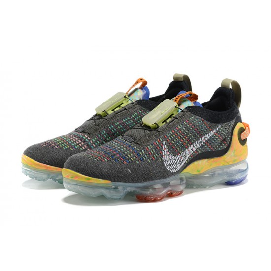 Dame/Herre Nike Air VaporMax 2020 Flyknit Grå Gul CJ6740-002 Løper sko