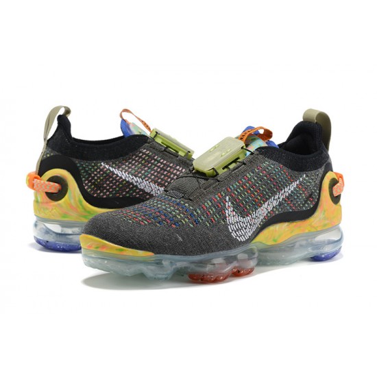 Dame/Herre Nike Air VaporMax 2020 Flyknit Grå Gul CJ6740-002 Løper sko