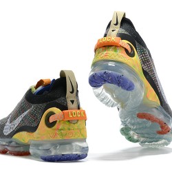 Dame/Herre Nike Air VaporMax 2020 Flyknit Grå Gul CJ6740-002 Løper sko