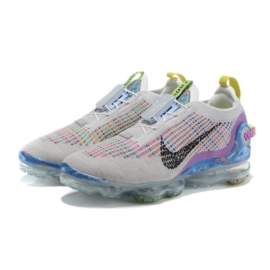 Dame/Herre Nike Air VaporMax 2020 Flyknit Hvit Purple CJ6740-001 Løper sko