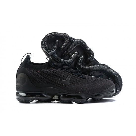 Dame/Herre Nike Air VaporMax 2021 Flyknit Black DH4084-001 Løper skojpeg