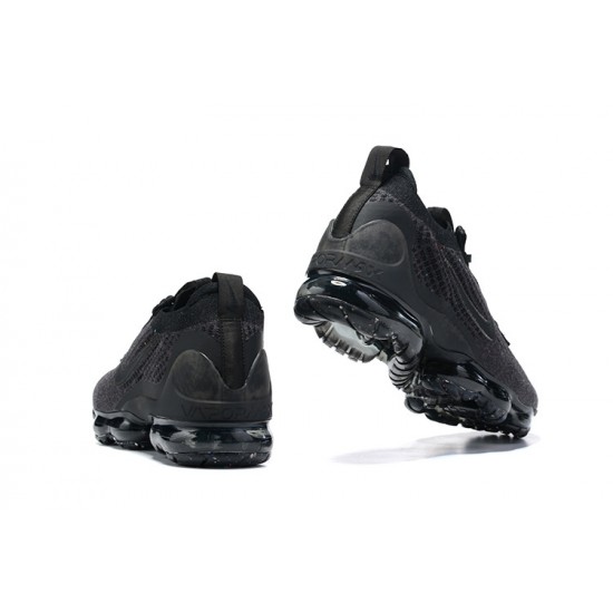 Dame/Herre Nike Air VaporMax 2021 Flyknit Black DH4084-001 Løper skojpeg