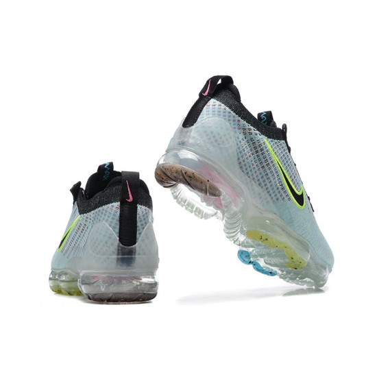 Dame/Herre Nike Air VaporMax 2021 Flyknit Black Grønt DX3367-700 Løper sko