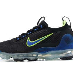 Dame/Herre Nike Air VaporMax 2021 Flyknit Black Grønt og Blå Løper sko